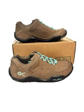 KURU Chicane Shoes Womens 9 Wide Warmstone Nubuck Trail Sneakers Comfort